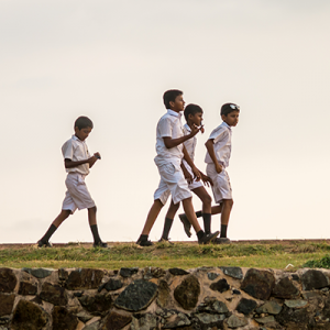 Sri Lankan schoolchildren