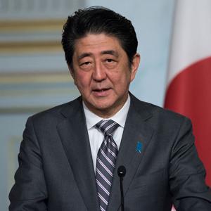 Japanese prime minister Shinzo Abe 