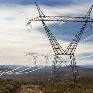 South Africa power lines 