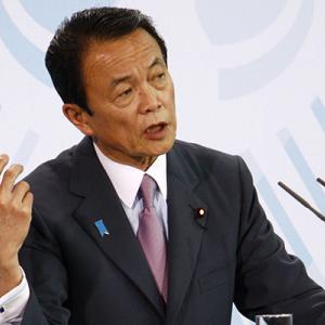 Japan finance minister Taro Aso 