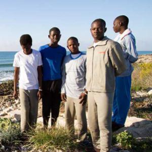 Young African migrants