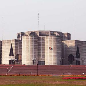 Parliament building in Bangladesh