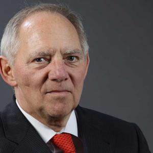 German finance minister Wolfgang Schäuble 