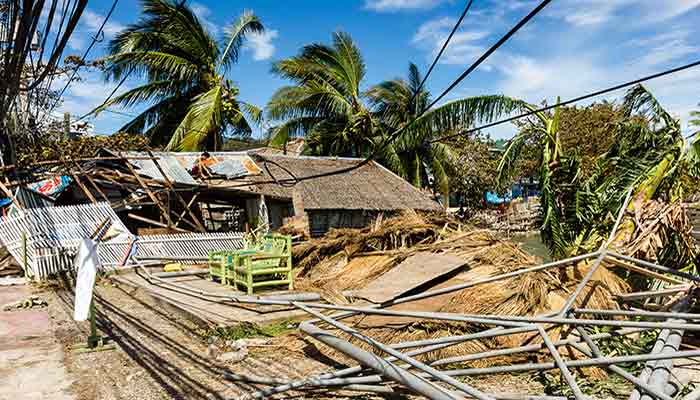 Cyclone damage