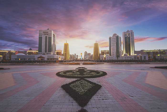 Astana, the capital of Kazakhstan