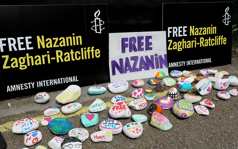 Messages of support for Nazanin Zaghari-Ratcliffe / Shutterstock 1431505562