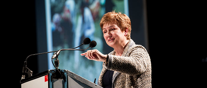 Kristalina Georgieva, managing director of the IMF. Credit: European Union