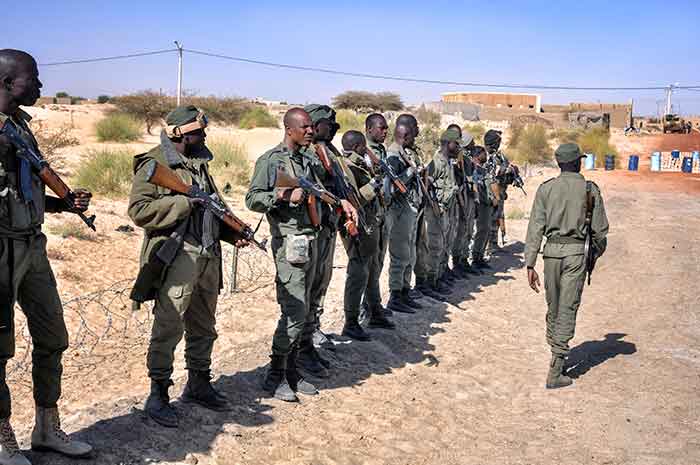Rebel soldiers in Mali