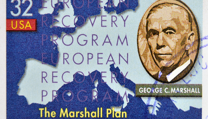 Marshall Plan commemorative stamp