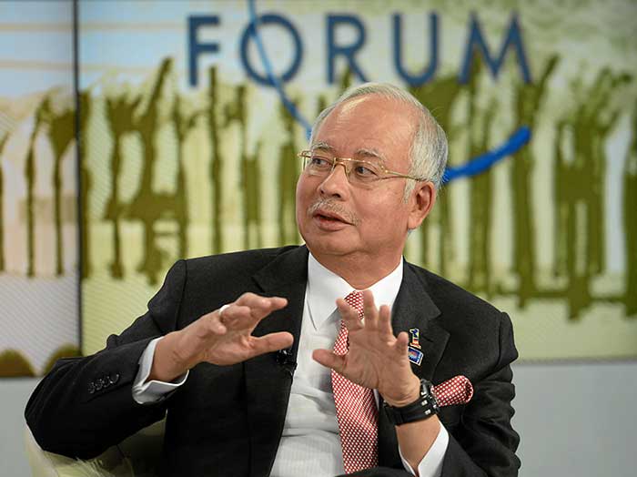 Malaysian prime minister Najib Razak