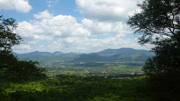 A view of Mutare, the fourth-biggest city in Zimbabwe. 