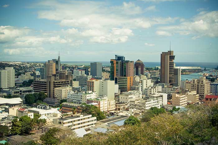 Port Louis, Mauritius. The tropical island is often used for "round-tripping" to secure tax breaks on investments