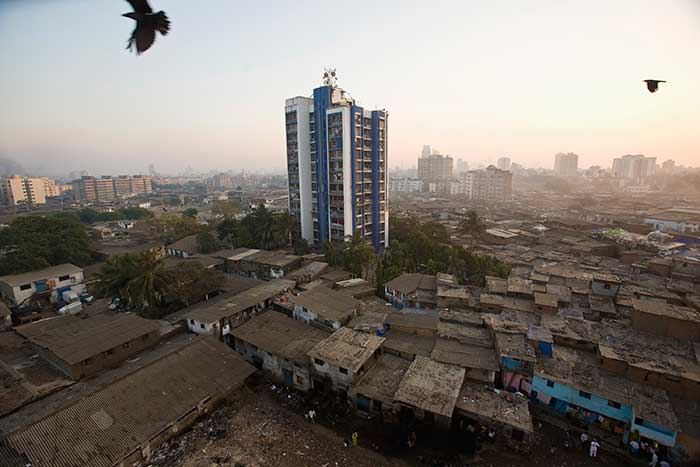 A Mumbai slum