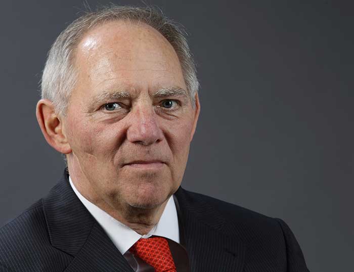 German finance minister Wolfgang Schäuble 