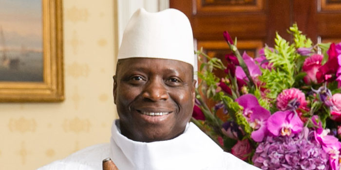 Former president of The Gambia Yahya Jammeh Credit: US State Department